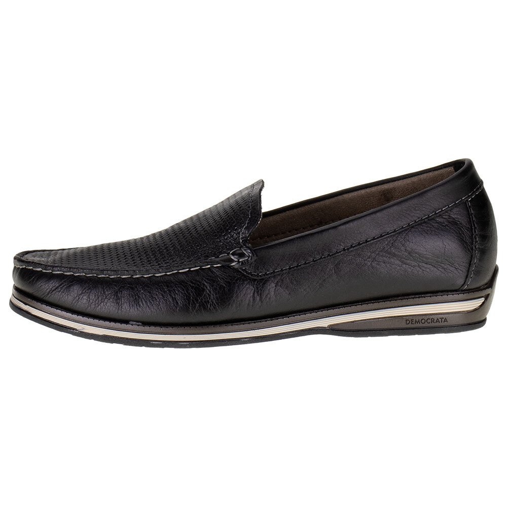 MOCASSIM MASCULINO DENIM FLOW DEMOCRATA - 135201  Preto 2