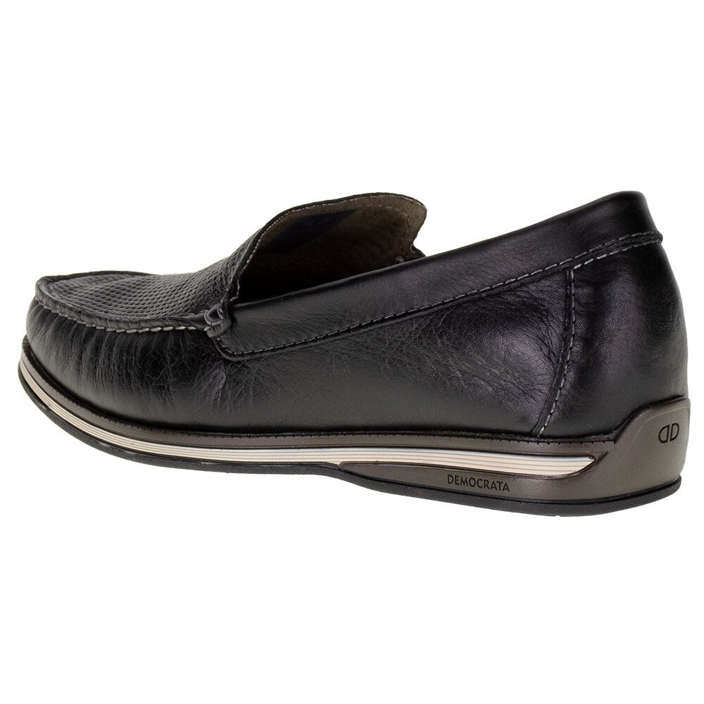 MOCASSIM MASCULINO DENIM FLOW DEMOCRATA - 135201  Preto 3