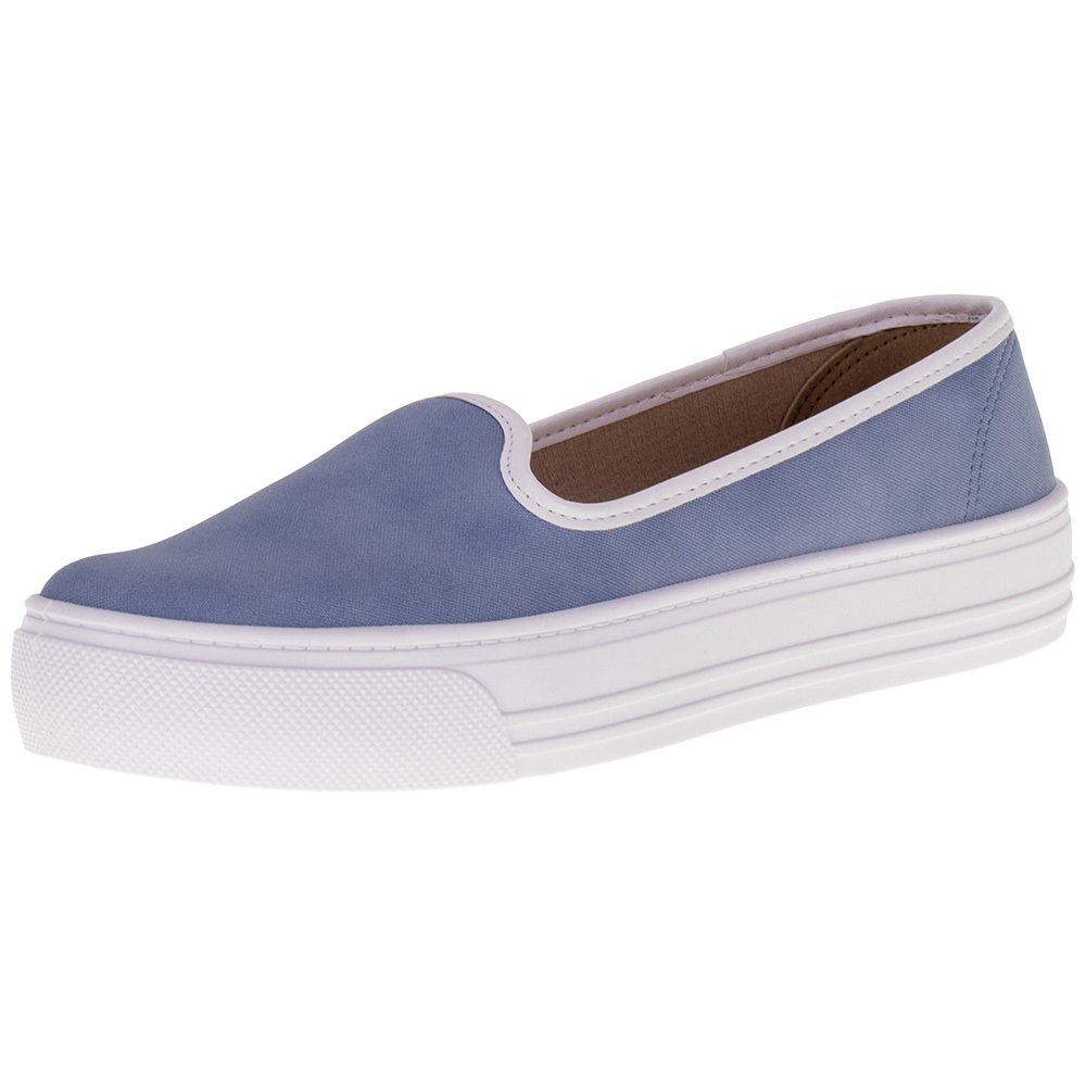 TÊNIS FEMININO SLIP BEIRA RIO - 4220418  Azul 1