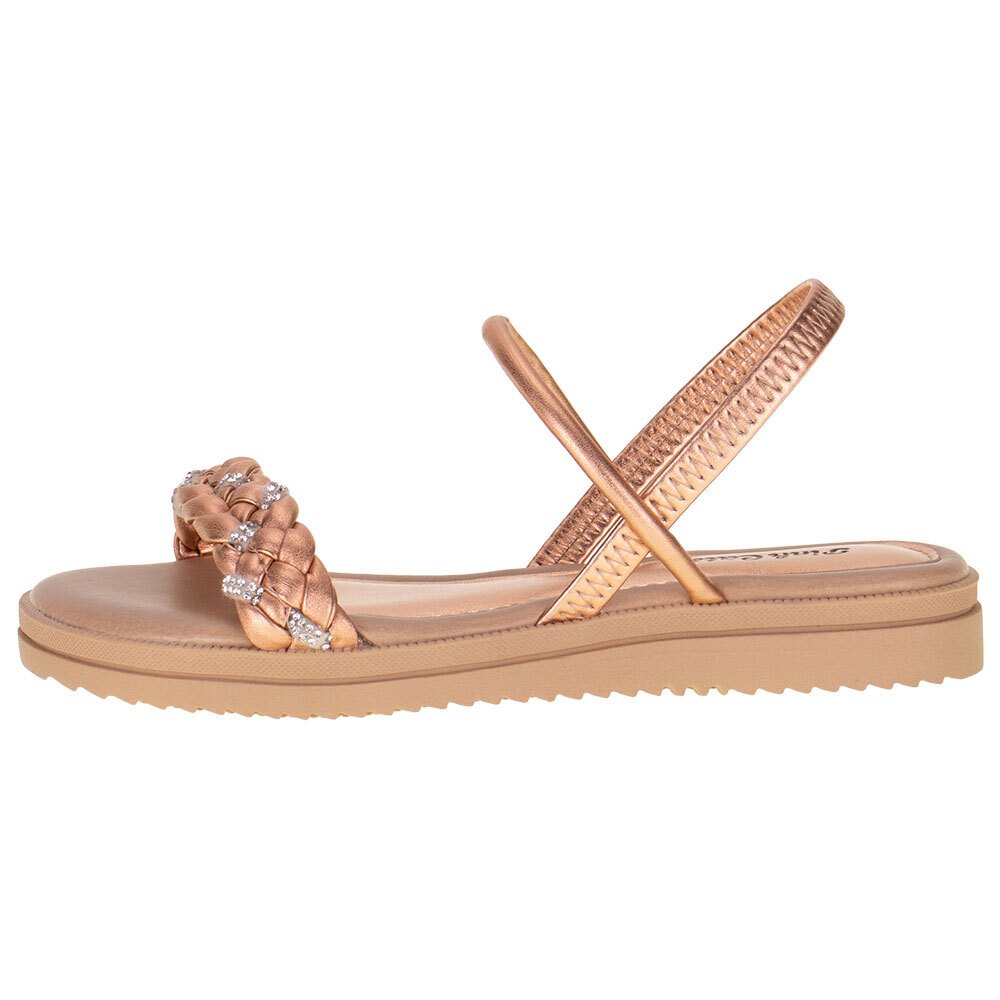 SANDÁLIA INFANTIL FEMININA PINK CATS - V3762  Dourado 2