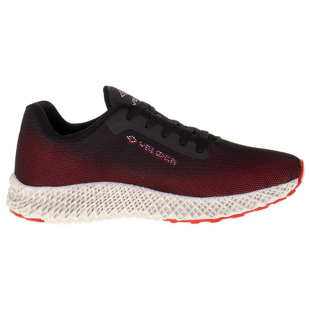 TÊNIS MASCULINO VELOCE - V4036 Preto/Vermelho 5