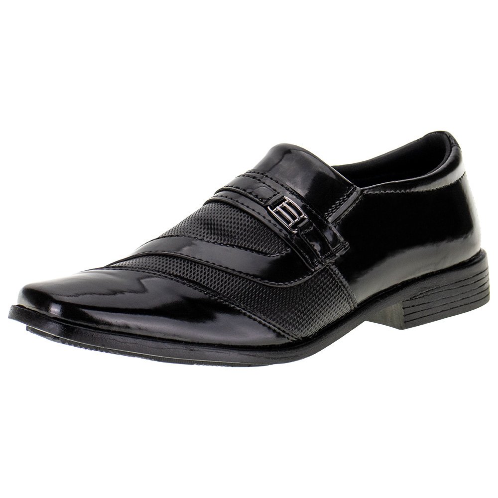 SAPATO MASCULINO SOCIAL POLO START - 825 Preto 1