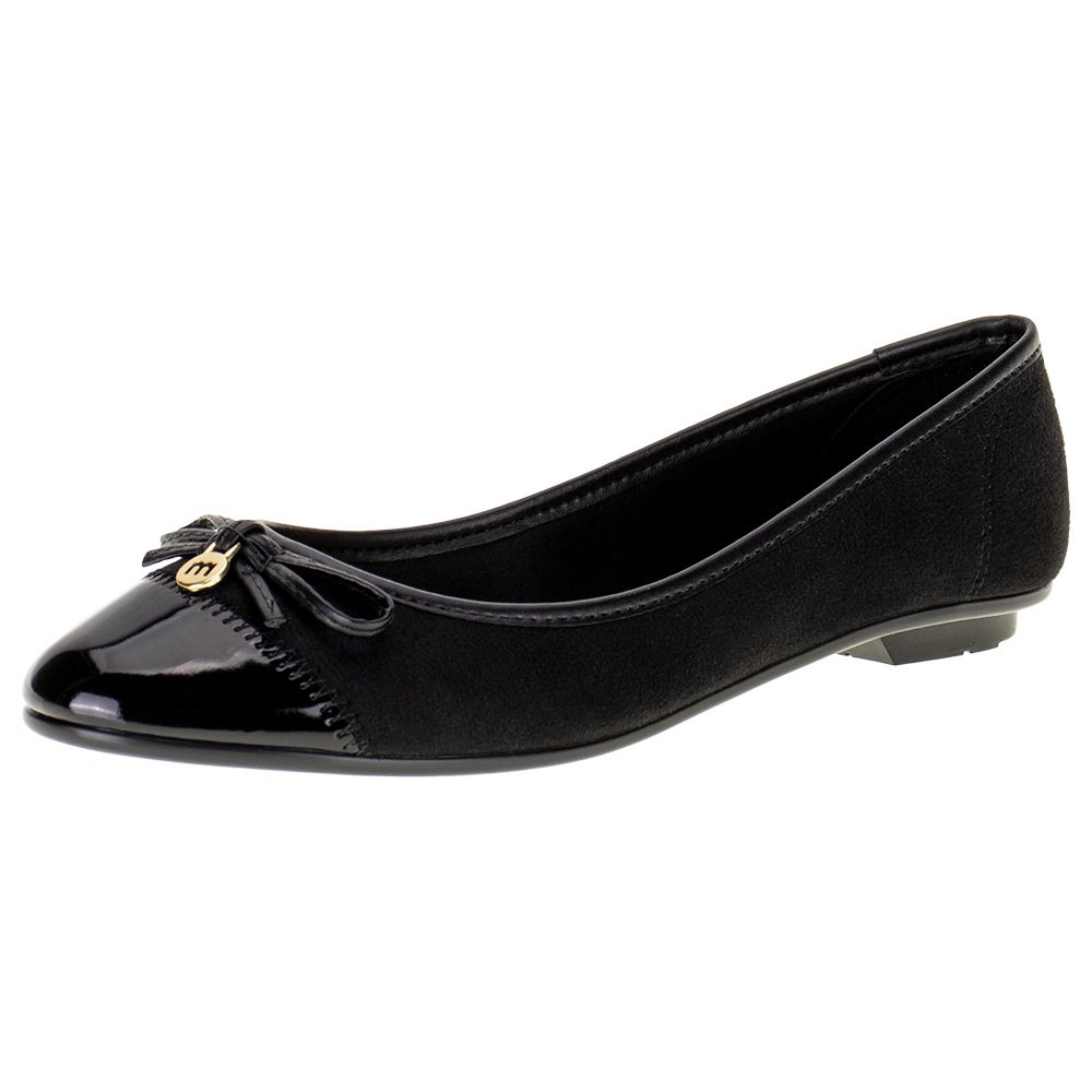 SAPATILHA FEMININA FLAT MOLECA - 50271428  Preto 1