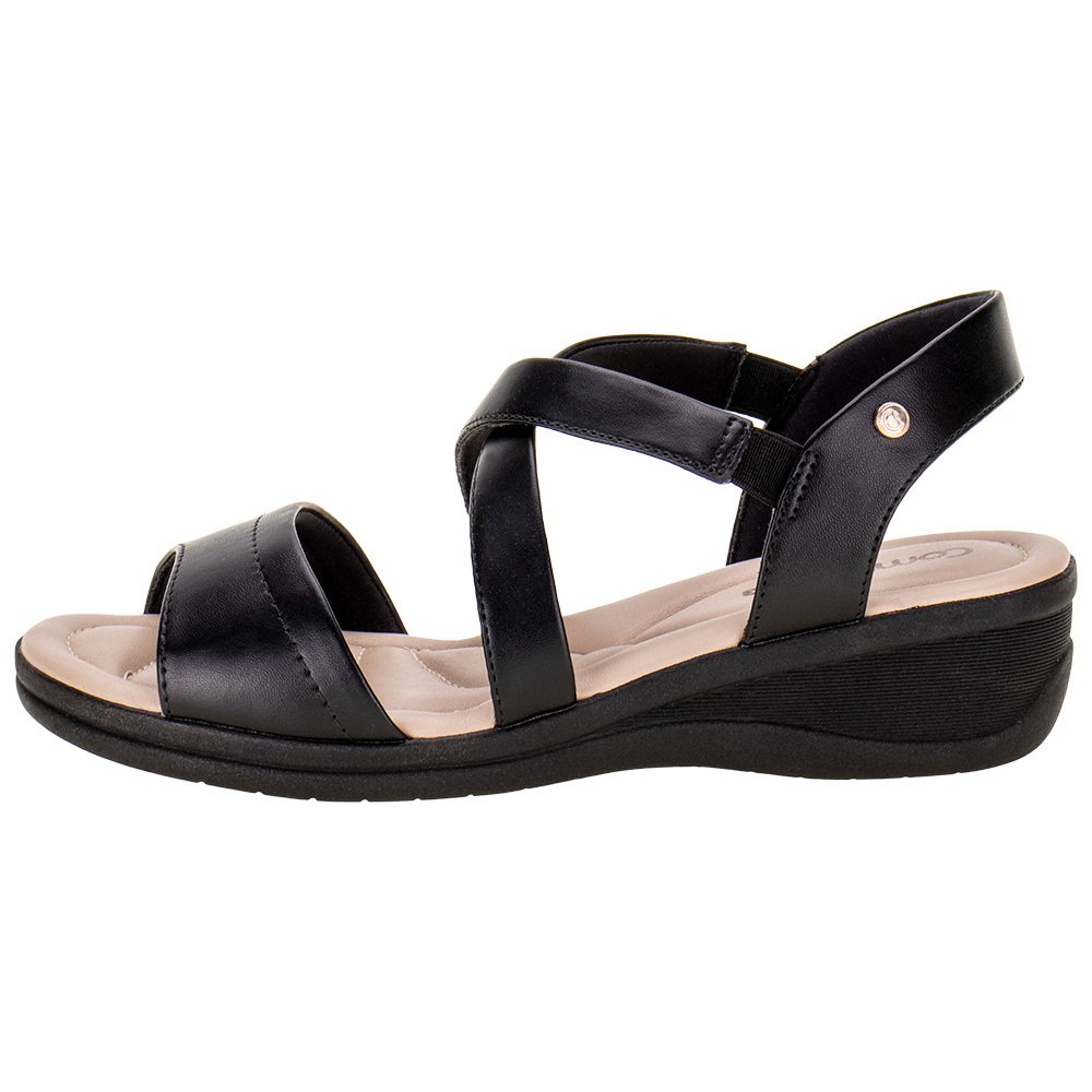 Sandália Comfortflex 2388404 Feminino Preto 2