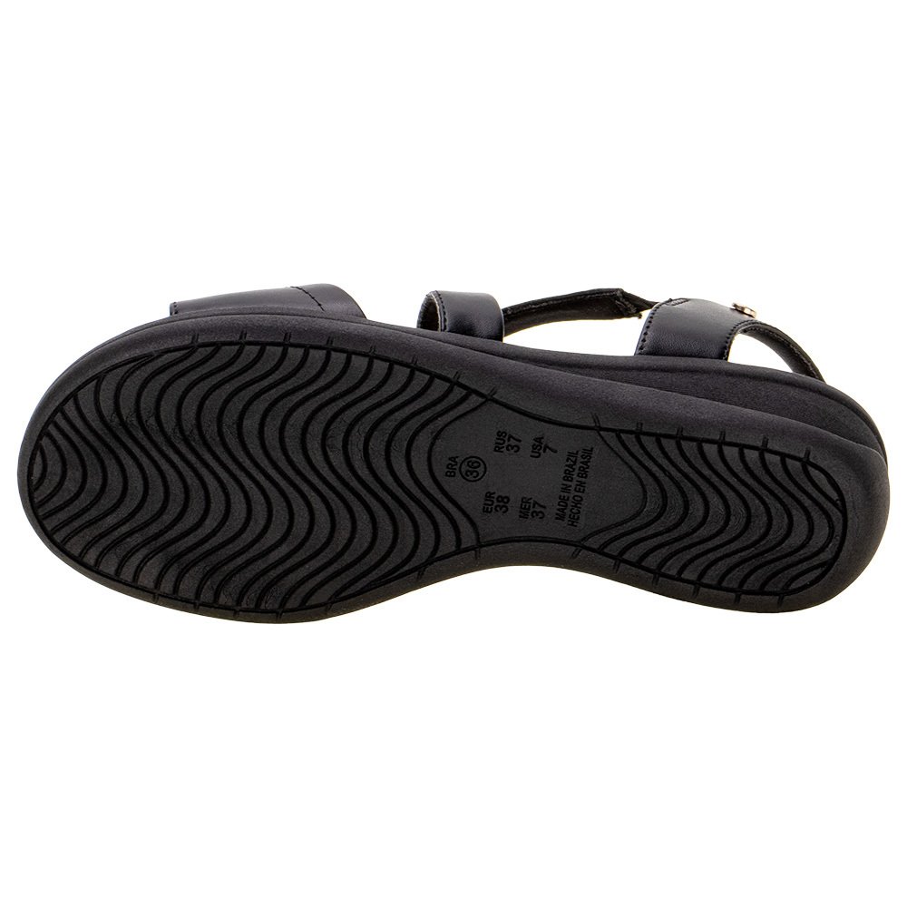 Sandália Comfortflex 2388404 Feminino Preto 4