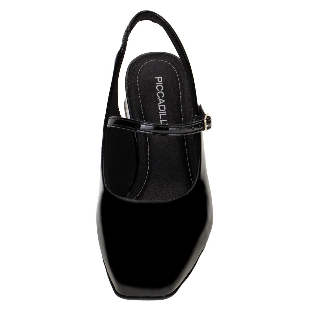 SAPATO FEMININO SALTO GROSSO PICCADILLY - 160070  Preto 3