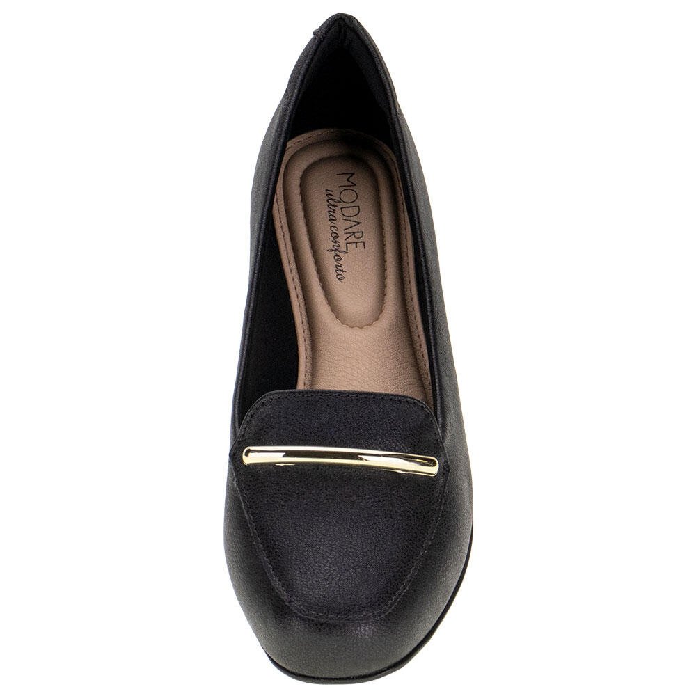 MOCASSIM FEMININO MODARE - 7016484  Preto 5