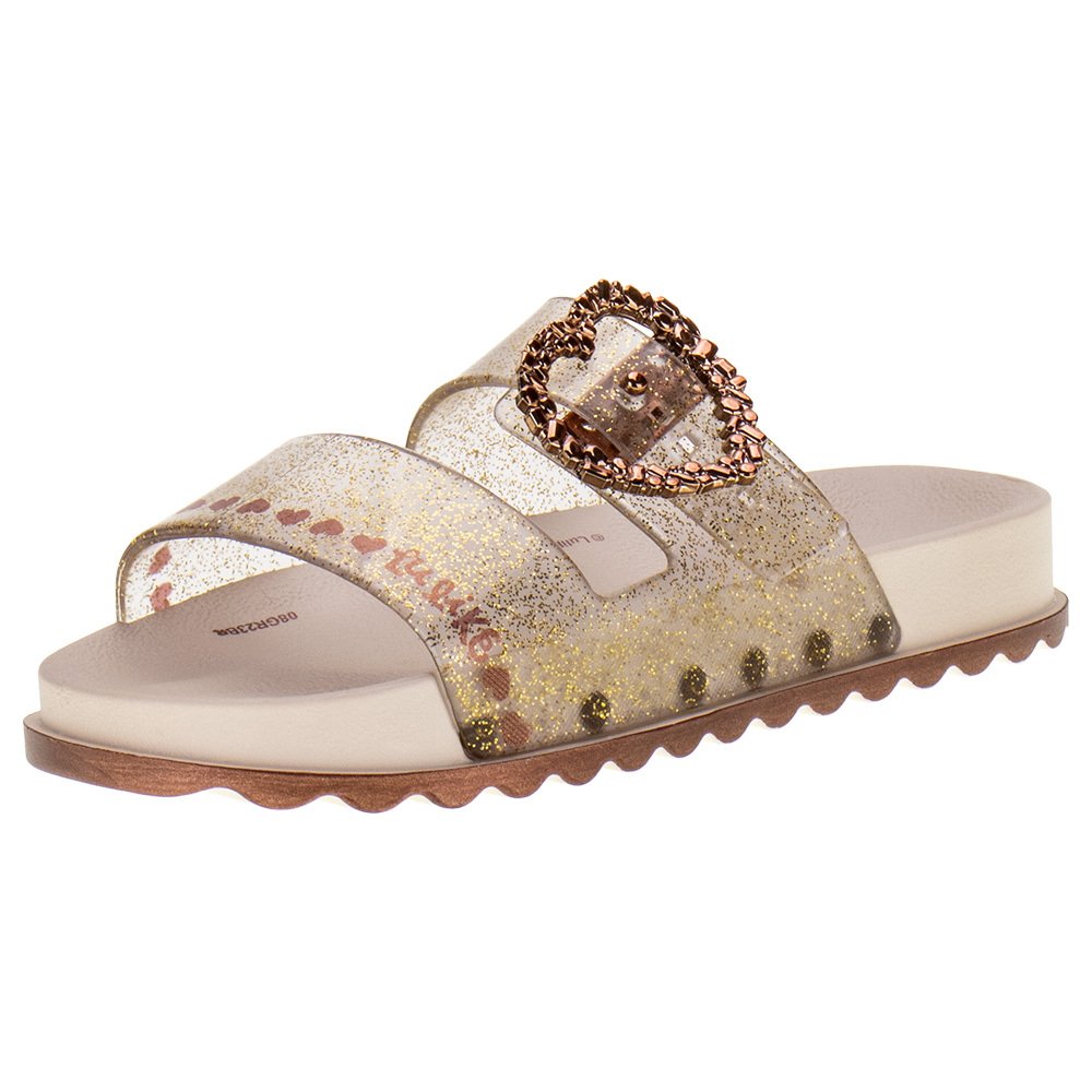 SANDÁLIA INFANTIL SLIDE LULUCA STAR GRENDENE KIDS - 22441 Bege 1