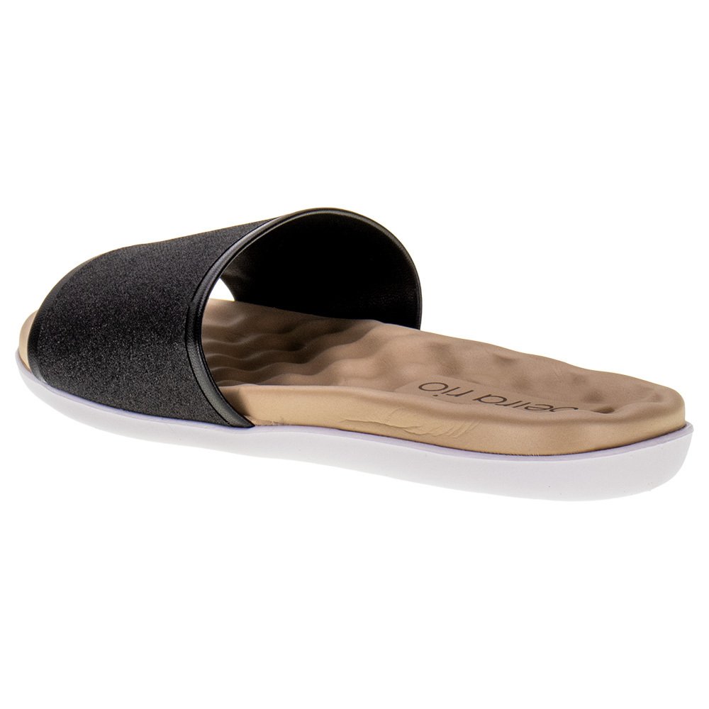 CHINELO FEMININO SLIDE BEIRA RIO - 8360353  Preto 3