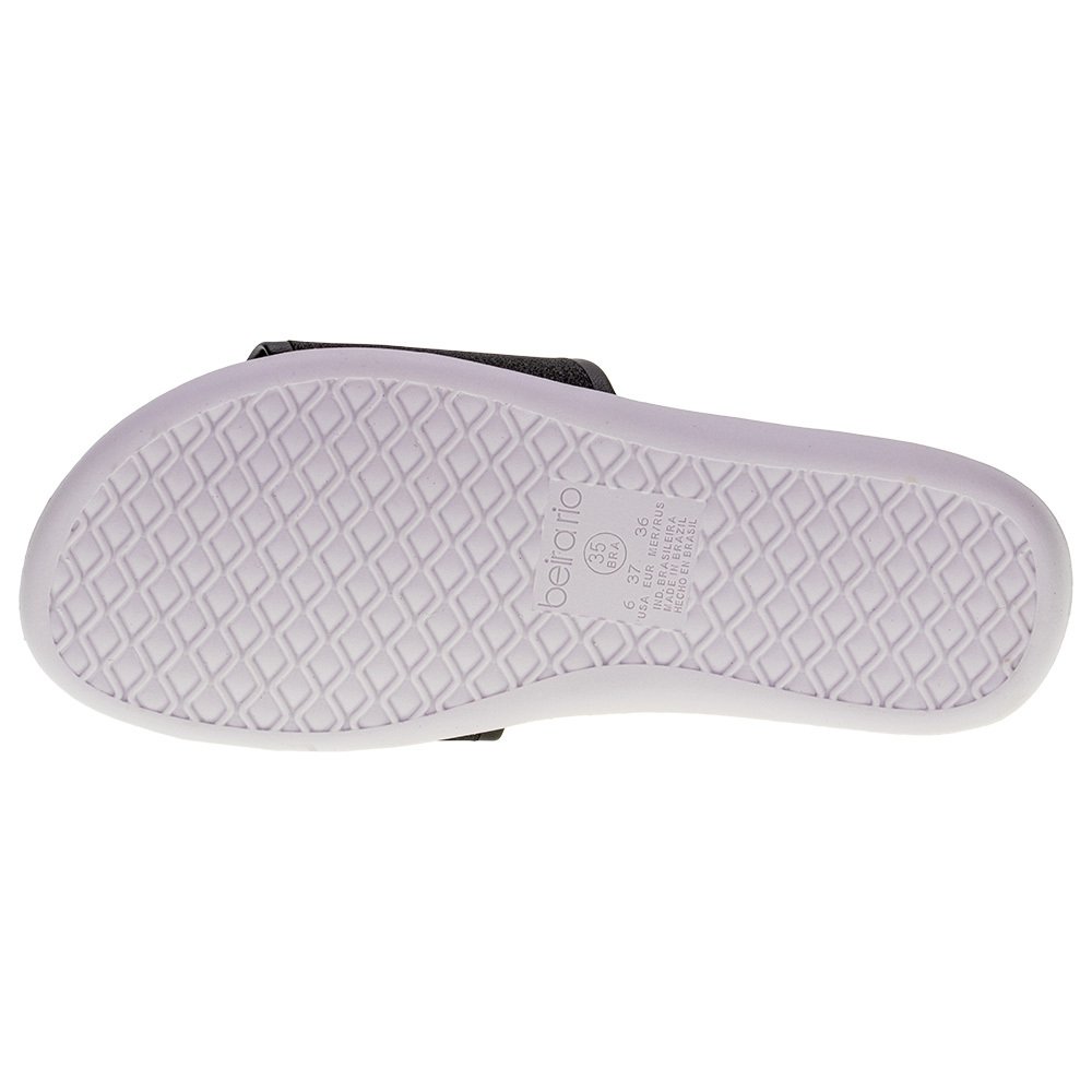 CHINELO FEMININO SLIDE BEIRA RIO - 8360353  Preto 4