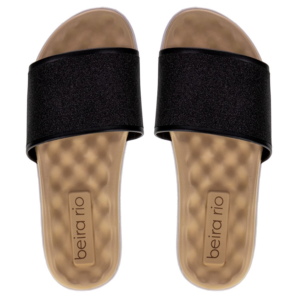 CHINELO FEMININO SLIDE BEIRA RIO - 8360353  Preto 5