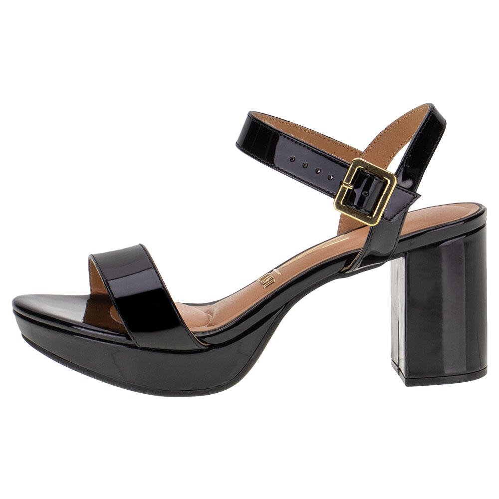 SANDÁLIA FEMININA SALTO GROSSO VIZZANO - 6425110  Preto 2