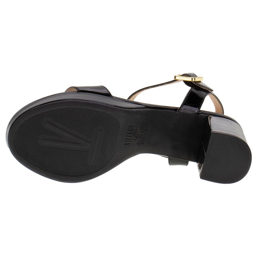 SANDÁLIA FEMININA SALTO GROSSO VIZZANO - 6425110  Preto 4