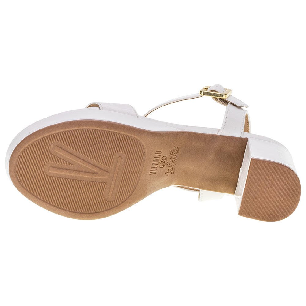 SANDÁLIA FEMININA SALTO GROSSO VIZZANO - 6425110  Branco 4