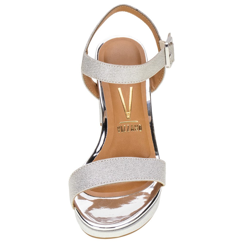 SANDÁLIA FEMININA SALTO GROSSO VIZZANO - 6425110  Prata 5