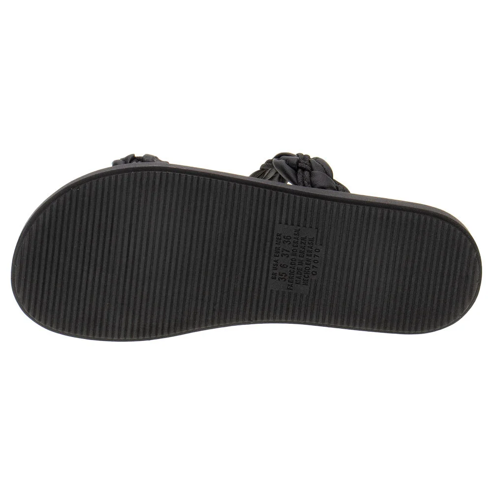 TAMANCO FEMININO FLAT MISSISSIPI - MI401  Preto 4
