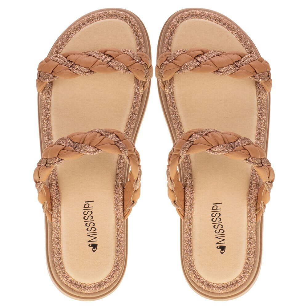 TAMANCO FEMININO FLAT MISSISSIPI - MI401  Bege 5