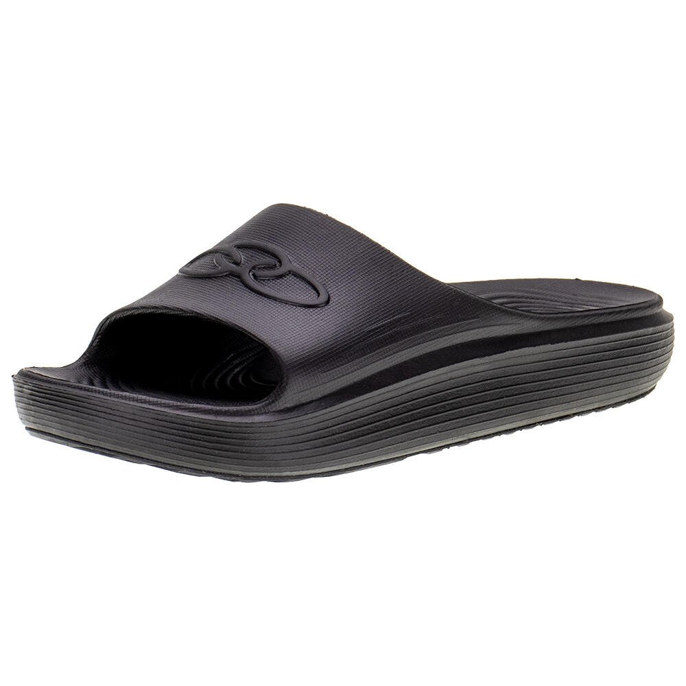 CHINELO MASCULINO SLIDE SERENO OLYMPIKUS - 54104269  Preto 2