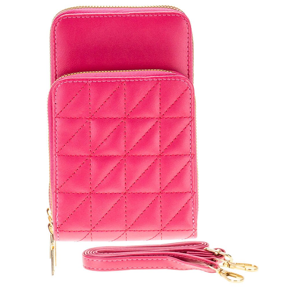 BOLSA FEMININA TRANSVERSAL FUSECO - WBFT84212 Rosa 1