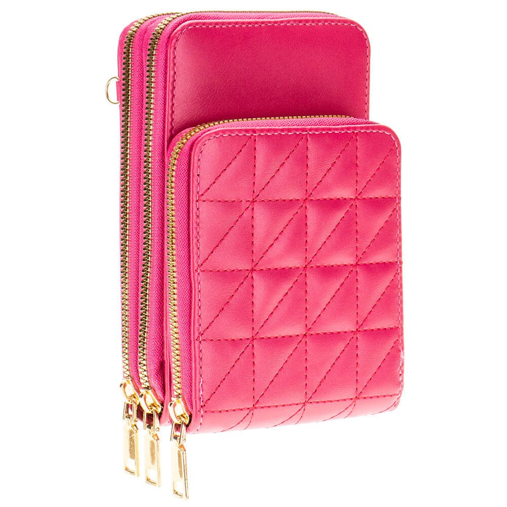 BOLSA FEMININA TRANSVERSAL FUSECO - WBFT84212 Rosa 2