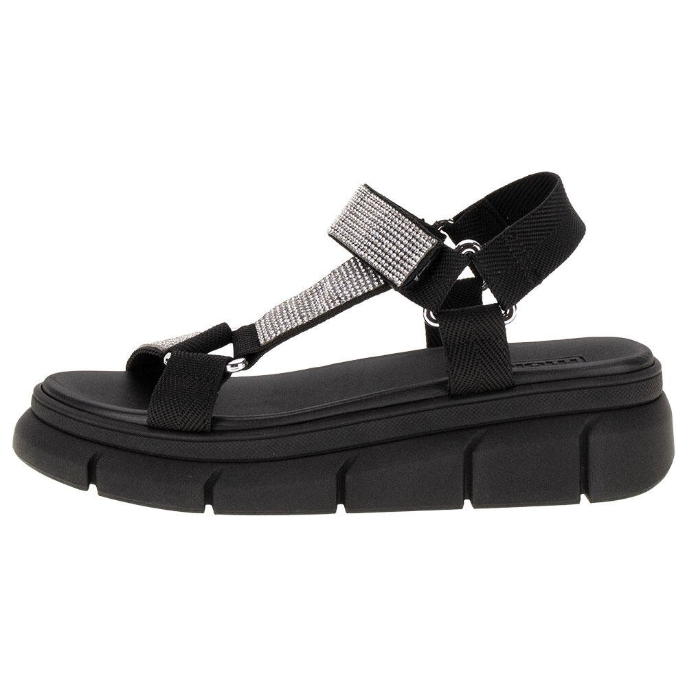 SANDÁLIA FEMININA FLAT MOLECA - 5483109 Preto 2