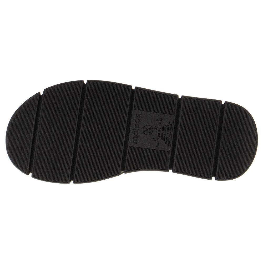 SANDÁLIA FEMININA FLAT MOLECA - 5483109 Preto 4