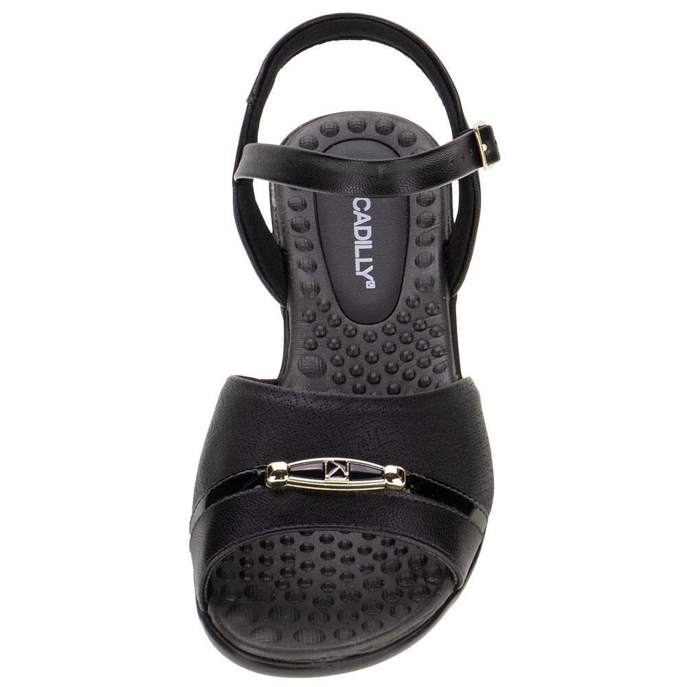 SANDÁLIA FEMININA FLAT PICCADILLY - 5003517  Preto 5