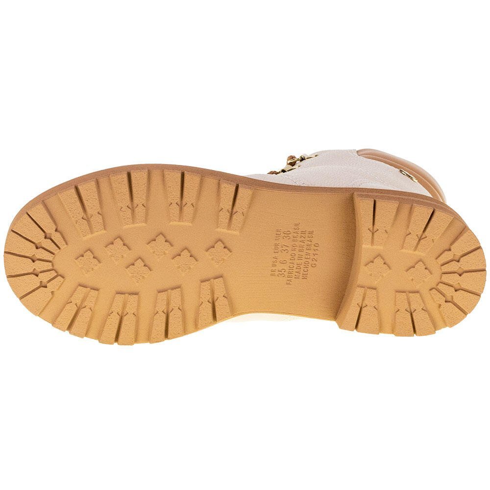 BOTA FEMININA COTURNO DAKOTA - G5682 Bege 4