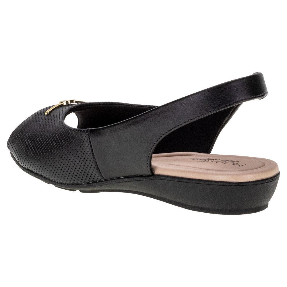 SANDÁLIA FEMININA FLAT MODARE - 7127253 Preto 3