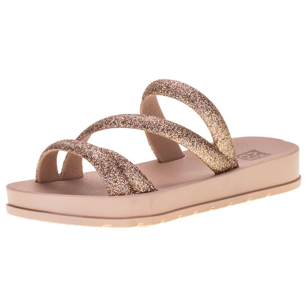 SANDÁLIA INFANTIL SLIDE GLITTER ZAXY - 19008  Rosa 1