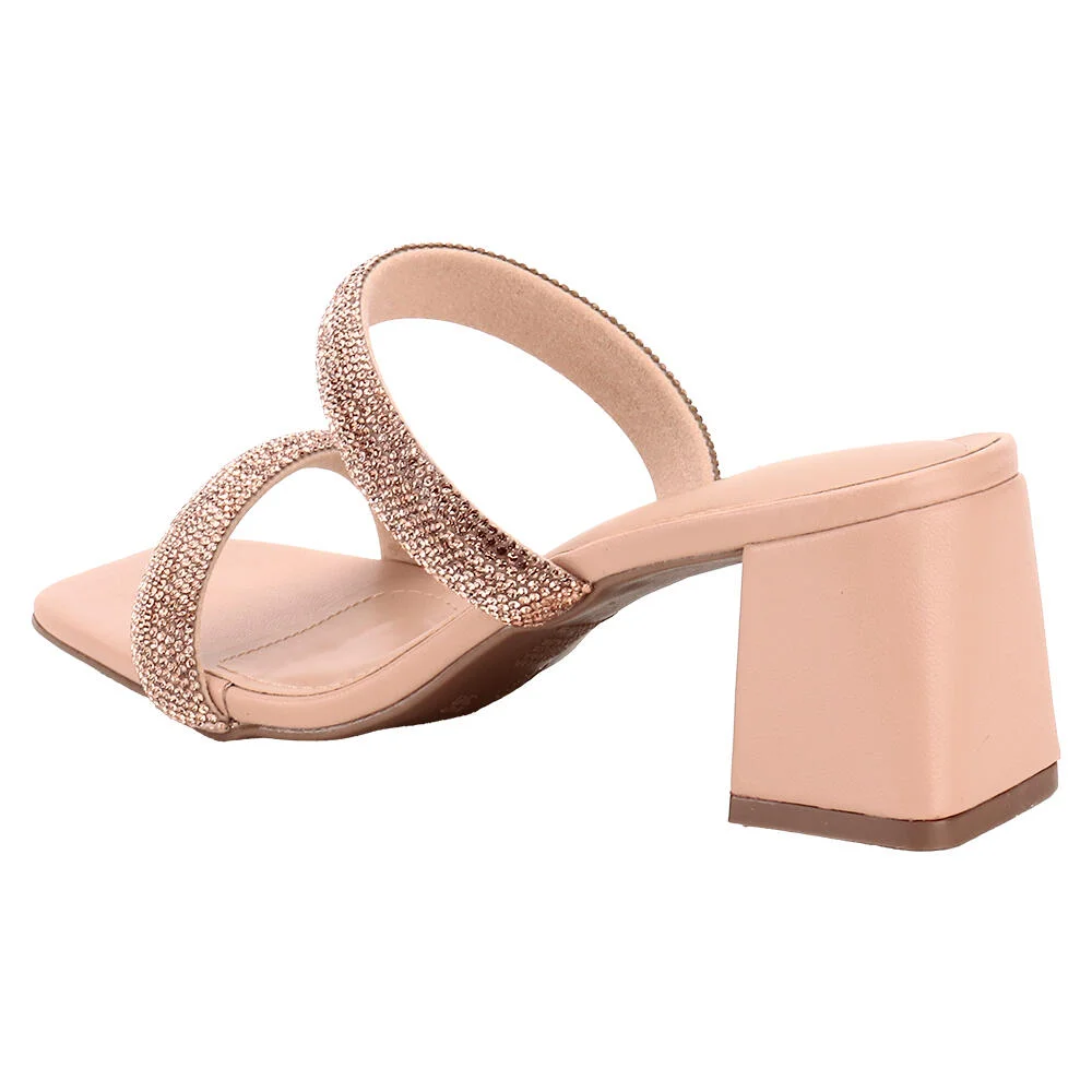 TAMANCO FEMININO SALTO GROSSO VIA MARTE - 2317610  Salmão 3