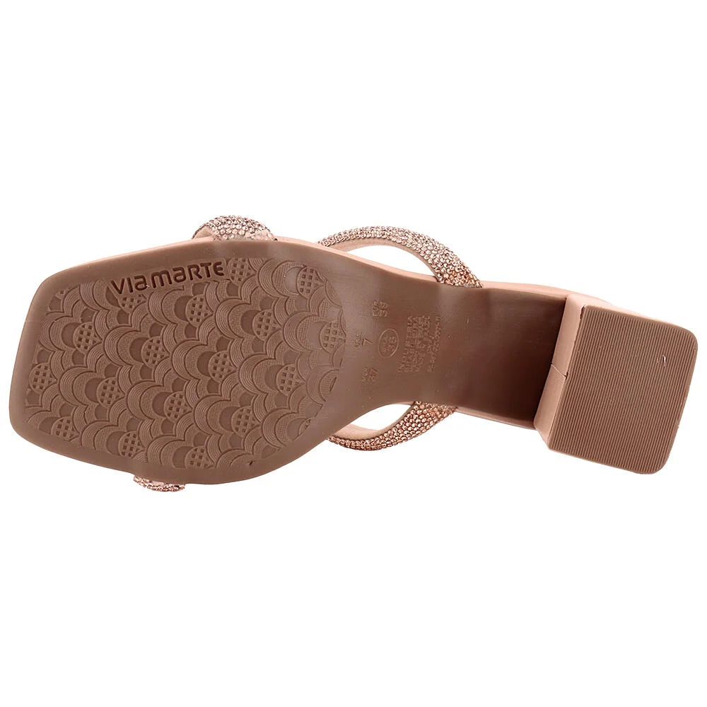 TAMANCO FEMININO SALTO GROSSO VIA MARTE - 2317610  Salmão 4
