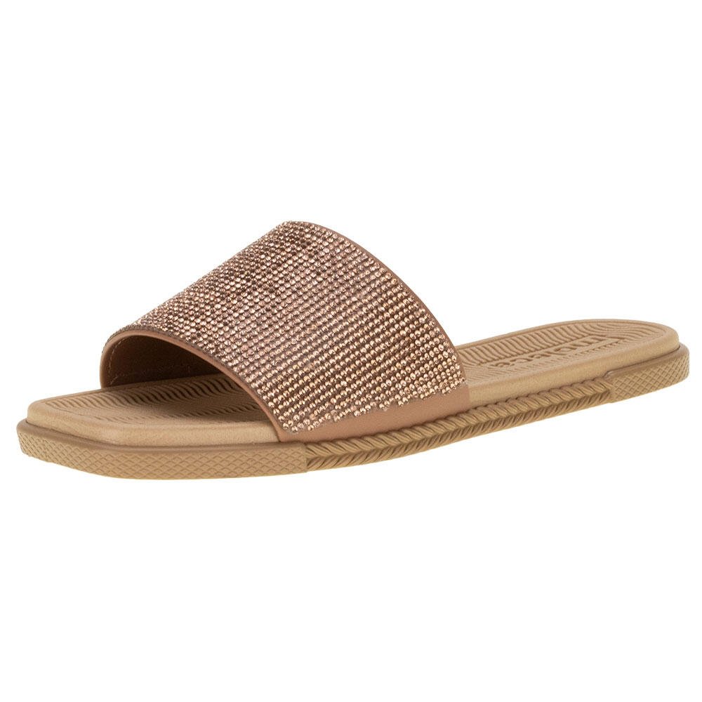 SANDÁLIA FEMININA FLAT MOLECA - 5494106 