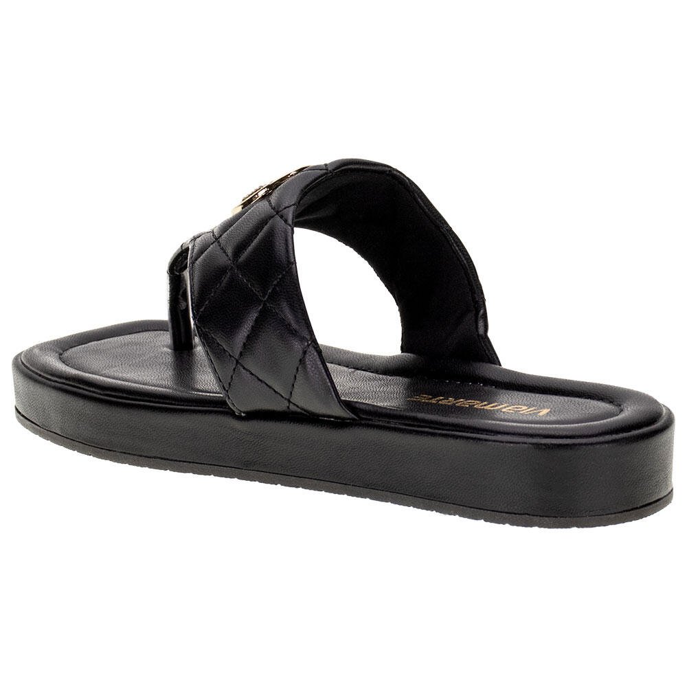 TAMANCO FEMININO FLAT VIA MARTE  - 2321410  Preto 3