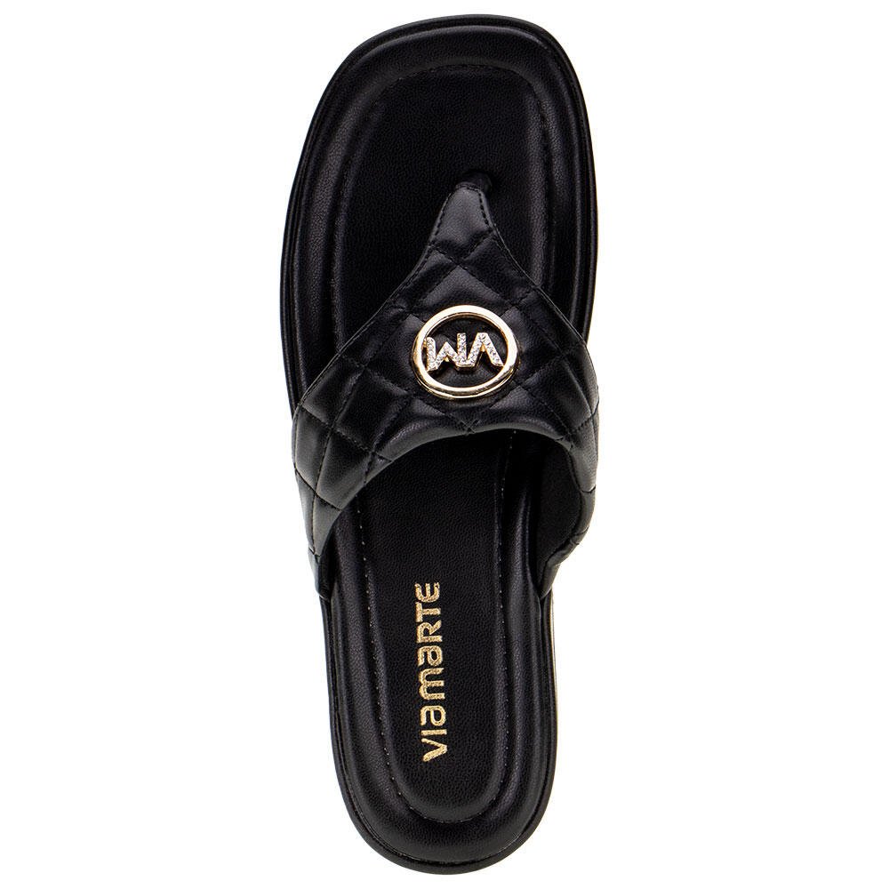 TAMANCO FEMININO FLAT VIA MARTE  - 2321410  Preto 5