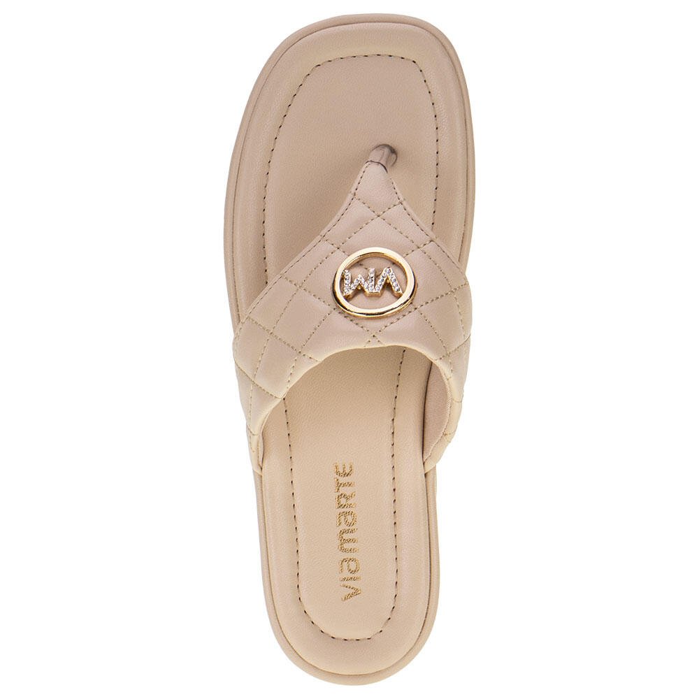 TAMANCO FEMININO FLAT VIA MARTE  - 2321410  Bege 5
