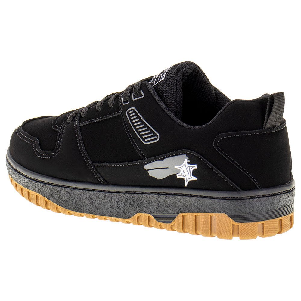 TÊNIS MASCULINO CASUAL NESK - C5725 Preto 3
