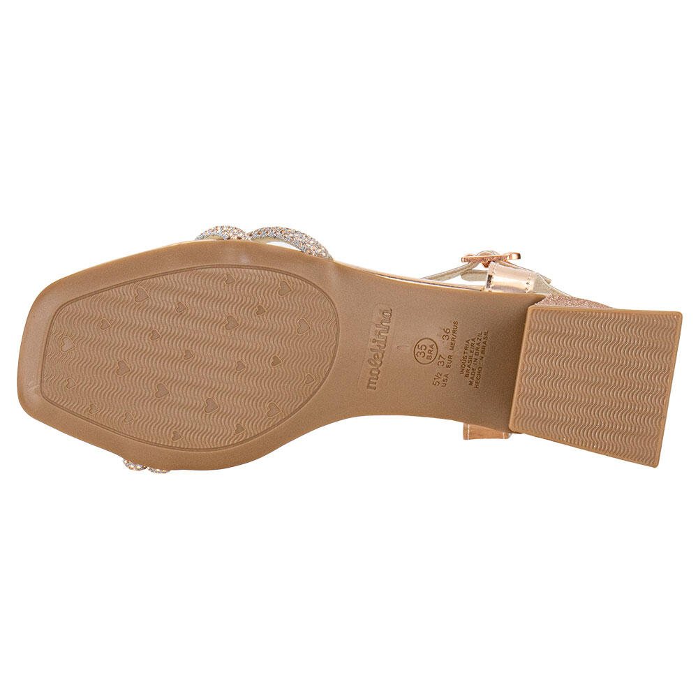 SANDÁLIA INFANTIL MOLEKINHA - 2347107  Dourado 4