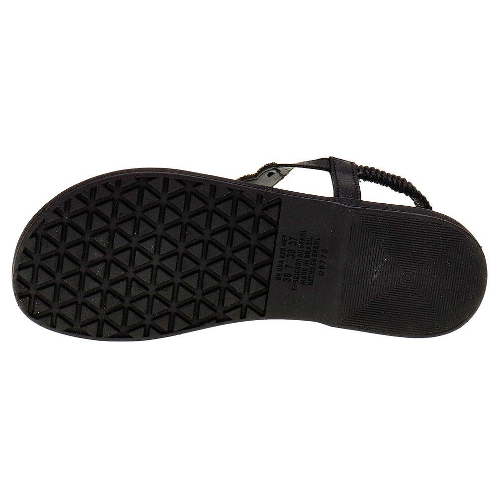 SANDÁLIA FEMININA FLAT MISSISSIPI - MA651 Preto 4