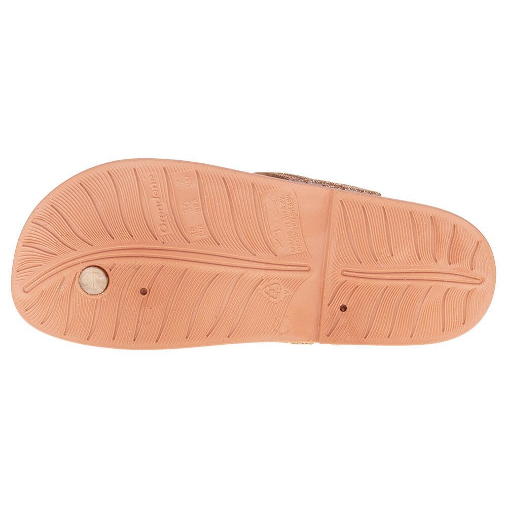 TAMANCO FEMININO FLAT RADIANTE GRENDHA - 19011  Marrom 4