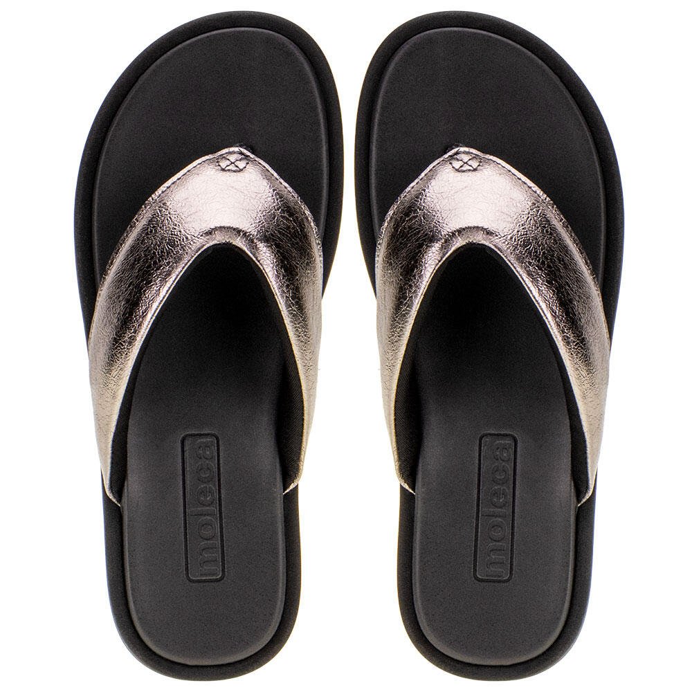 TAMANCO FEMININO FLAT MOLECA - 5489100  Prata 5