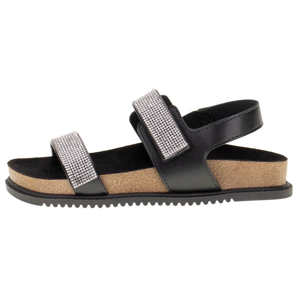 SANDÁLIA FEMININA FLAT BEIRA RIO - 8513100  Preto 2