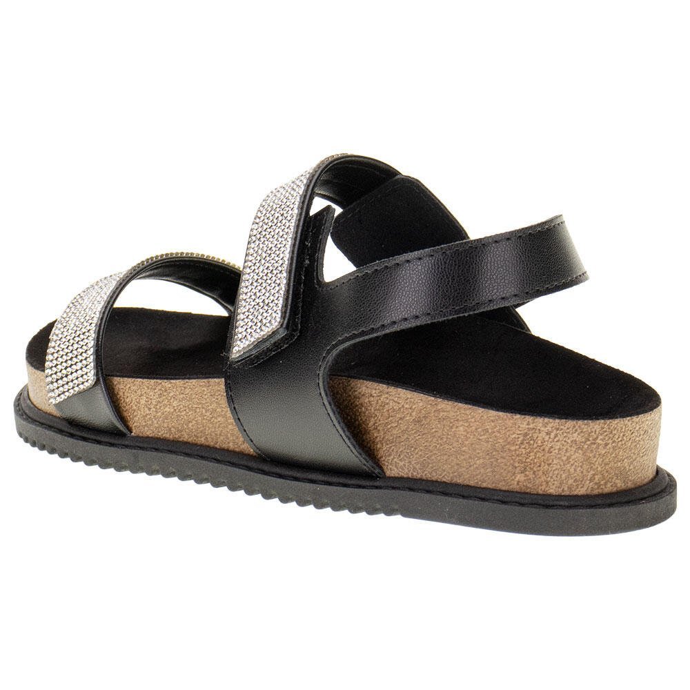 SANDÁLIA FEMININA FLAT BEIRA RIO - 8513100  Preto 3