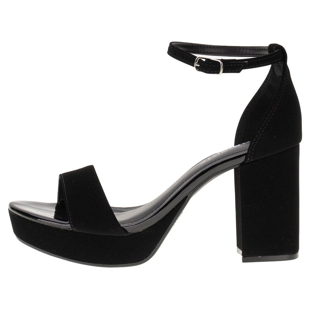 SANDÁLIA FEMININA MEIA PATA VIA MARTE - 2211507  Preto 2