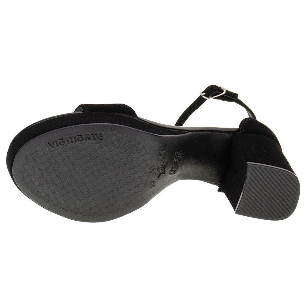 SANDÁLIA FEMININA MEIA PATA VIA MARTE - 2211507  Preto 4
