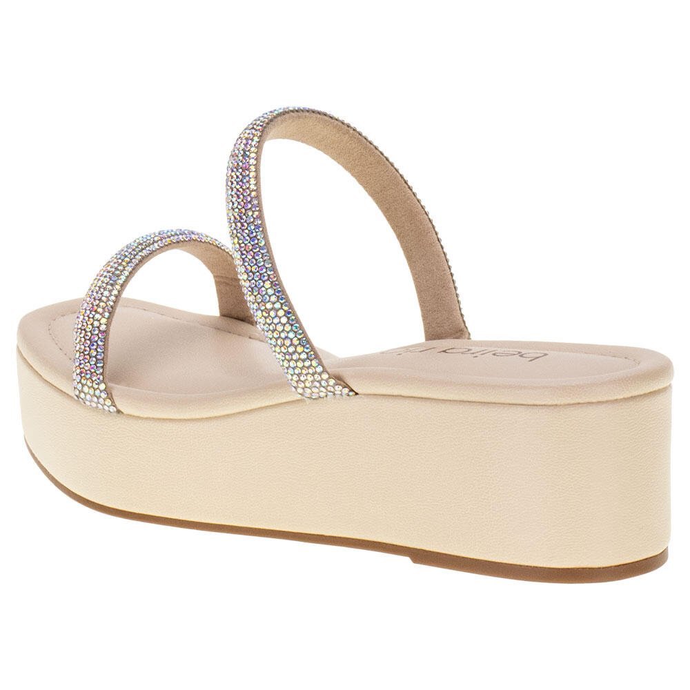 TAMANCO FEMININO ANABELA BEIRA RIO - 8454112  Bege 3