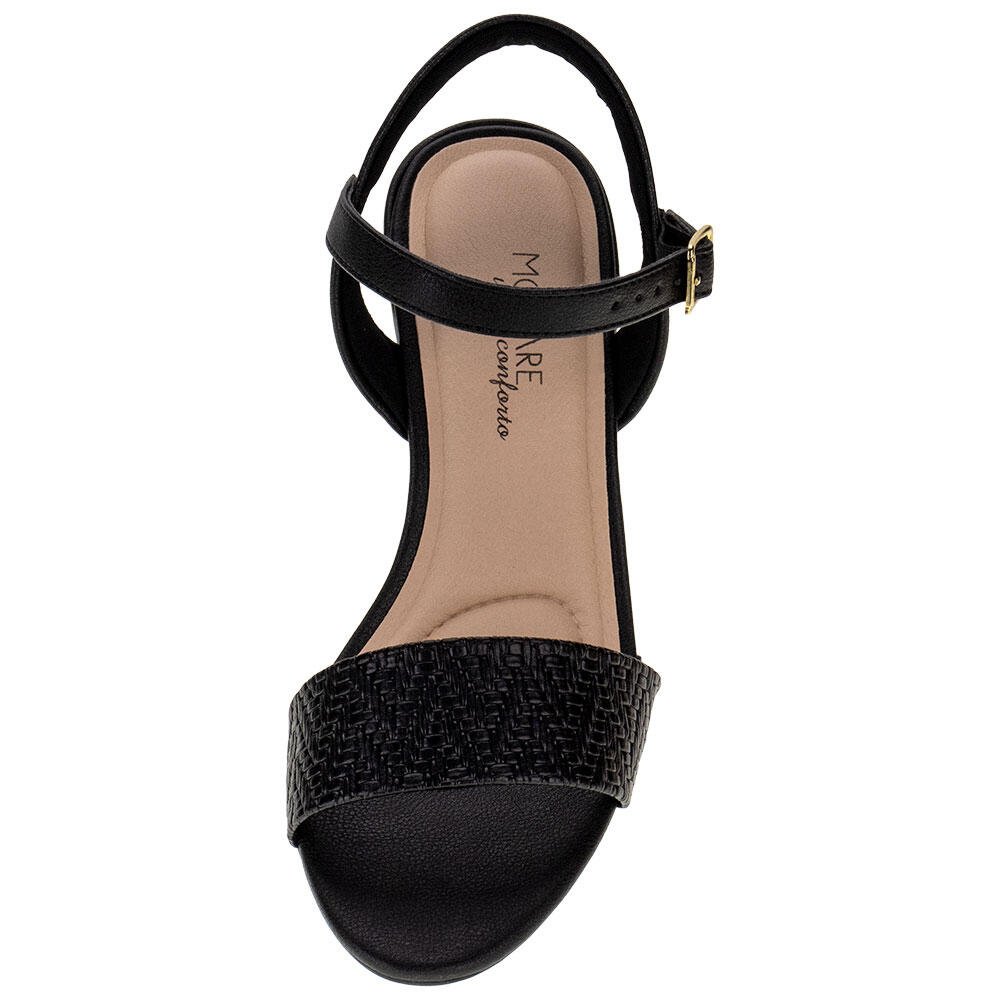 SANDÁLIA FEMININA SALTO GROSSO MODARE - 7109469  Preto 5