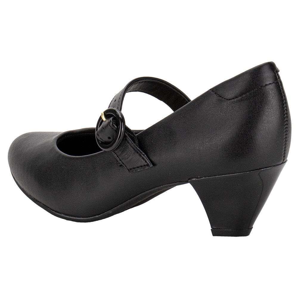 SAPATO FEMININO SALTO GROSSO MODARE - 7005668 Preto 3