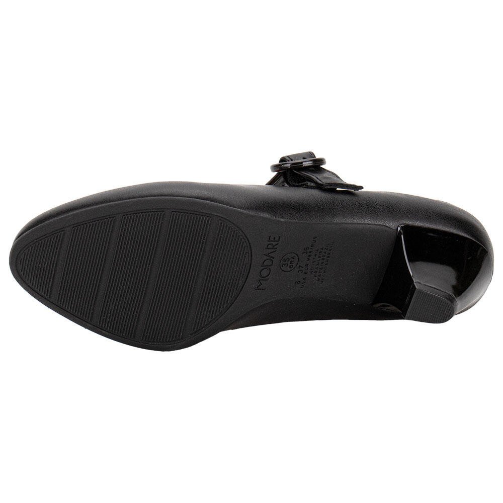 SAPATO FEMININO SALTO GROSSO MODARE - 7005668 Preto 4