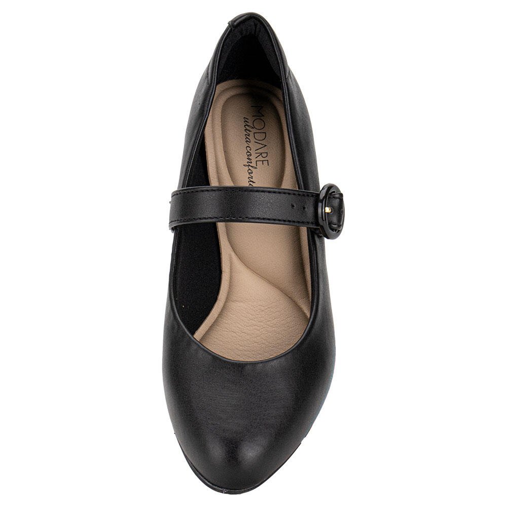 SAPATO FEMININO SALTO GROSSO MODARE - 7005668 Preto 5